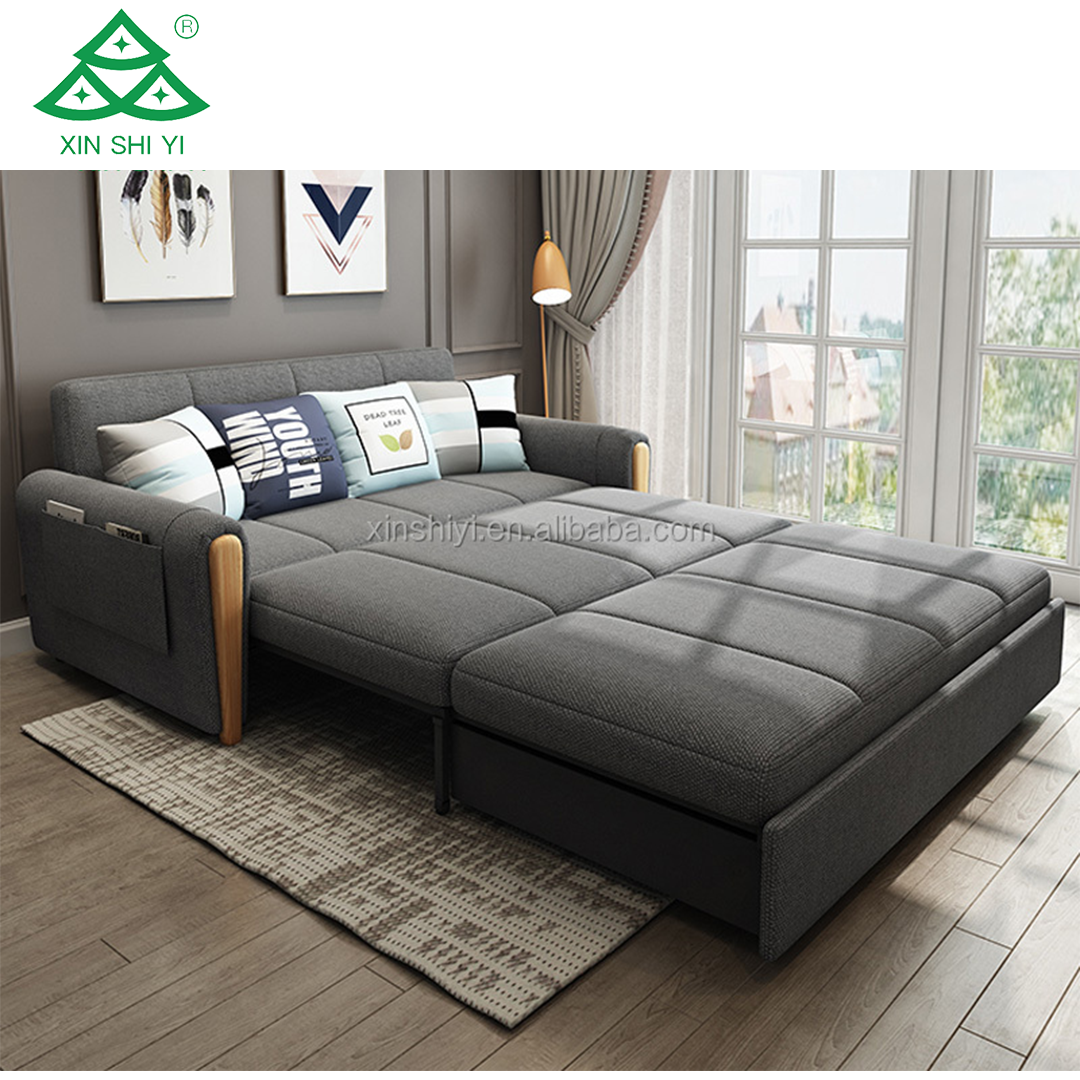 Modern Fabric Upholstery Foldable  Sofa Bed